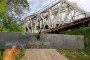 Illustrative image. Damaged railway bridge in Sabivka, Luhansk region, attacked on June 26, 2026.