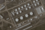 Satellite image shows damaged oil storage tanks at the Armavir oil depot in Russia’s Krasnodar region following Ukrainian drone strikes. (Source: Schemes/RFE/RL)
