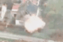 An explosion captured on drone footage during a strike on Russian positions near residential buildings on the Zaporizhzhia front. (Photo: Ukraine’s Defense Intelligence)