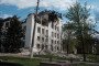 A commercial building, hit by Russian attack in Kramatorsk, Donetsk region, Ukraine. (Source: UNITED24 Media/Nikita Lisovyi)