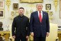 Ukrainian President Volodymyr Zelenskyy and US President Donald Trump pose together during a meeting in the Oval Office. (Source: Volodymyr Zelenskyy)