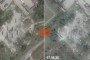 Before and after comparison of the Russian Volna Kupol Garant position in Gelendzhik.