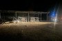 Debris surrounds a damaged customs facility at the Orlivka border checkpoint following a Russian drone strike on November 22, 2025.  (Source: State Customs Service of Ukraine)
