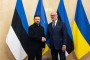 Ukrainian President Volodymyr Zelenskyy meets with Estonian President Alar Karis in Tallinn on June 9. (Source: president.gov.ua)