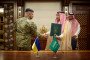 Ukrainian representative shaking hands with his Saudi Arabian colleague after signing a defense cooperation agreement, March 27, 2026. (Source: Ukrainian President’s press service)