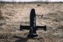 A Ukrainian-made SkyFall P1-Sun interceptor drone during testing at an undisclosed location in Ukraine. (Source: Getty Images)