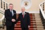Russian leader Vladimir Putin greets Slovak Prime Minister Robert Fico at the Kremlin ahead of the Victory Day parade in Moscow on May 9, 2026. (Source: Getty Images)