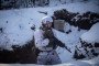 A Ukrainian soldier takes part in trench assault training exercises in the Sumy region on January 19, 2026. (Source: Getty Images)