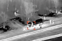 Drone footage captures a precision strike by Ukrainian forces targeting a Russian artillery system. (Source: Unmanned Systems Forces)