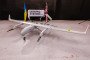 A Ukrspecsystems PD-2 UAS drone is pictured at the company’s UK factory near Cambridge, eastern England, on March 5, 2026.