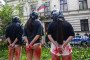 Ukrainian and Polish women attend 'Rape Is a War Crime' protest in front of the Consulate General of Russia in Krakow, Poland on May 8th, 2022. Illustrative photo. (Source: Getty Images)