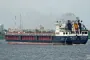 The Russian cargo vessel Port Olya 2 in the Caspian Sea. (Source: Fleetphoto.ru)