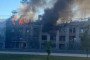 A damaged building at Russia’s VNIIR-Progress plant in Cheboksary following a reported FP-5 Flamingo cruise missile strike on June 10, 2026. (Source: Exilenova+)