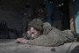 Ukrainian soldiers of the 93rd Brigade with captured Russian troops in Donetsk region, Ukraine, March 9, 2026. (Source: Getty Images)