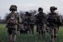Ukrainian servicemen of the 3rd Separate Assault Brigade take part in a military training at an undisclosed location in Kharkiv Region on May 14, 2025. (Source: Getty Images)