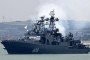 Russian destroyer Admiral Levchenko departs Portsmouth during Operation FRUKUS naval exercises. (Source: Getty Images)