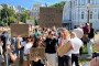 UNITED24 Media team with protesters near Ukraine’s Presidential Office protest the removal of Defense Minister Mykhailo Fedorov, July 16, 2026.