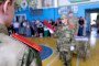 Children taking part in compulsory Russian “cadet classes” in occupied Kherson