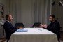 French President Emmanuel Macron meets with Ukrainian President Volodymyr Zelenskyy to discuss security and a winter support package for Ukraine. (Source: French President Emmanuel Macron/X)