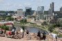 The Vilnius Central Business District (CBD) near the Neris River in Vilnius, Lithuania, June 7, 2025. (Source: Getty Images)