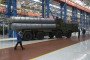 Russian air defense system launcher at the military plant of Russian missile manufacturer Almaz-Antey, on March 29, 2016, in Nizhny Novgorod, Russia.