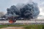 A Wildberries logistics warehouse burns after Ukrainian drone strike in Russia’s Ryazan region on July 29, 2026. (Photo: Exilenova)