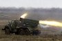 Russian BM-21 Grad multiple launch rocket system launches rockets during military exercises in the southern Russia's Volgograd region. (Source: Getty Images)