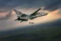 Ukrainian Su-24M drops a Ukrainian Vyrivniuvach guided glide bomb.
