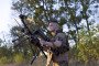 A Ukrainian soldier of the 127th Heavy Mechanized Brigade carries a Heavy Shot UAV. (Source: Getty Images)