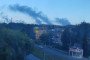 Smoke seen in Zelenodolsk in Russia’s Tatarstan region, July 31, 2026.