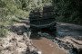 GEREON robotic logistics platform carrying supply crates along an off-road route in Ukraine. (Source: ARX Robotics)