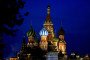A view of Cathedral of St. Basil the Blessed at night in Moscow, Russia. (Source: Getty Images)