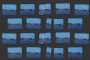 Printed images of a tanker ship arranged in a grid, some torn or creased. Illustrative image. (Source: Oleksandr Manukians/UNITED24 Media)