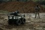 Ukrainian troops operate a Rys Pro unmanned ground vehicle during training, April 18, 2025. Illustrative photo. (Source: Getty Images)
