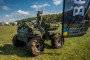 A Ukrainian-made unmanned ground vehicle displayed during a defense technology exhibition in Ukraine, April 11, 2025. (Source: Getty Images)