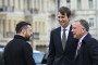 Ukrainian President Volodymyr Zelenskyy welcomes US envoys Steve Witkoff and Jared Kushner in Kyiv on September 6, 2026. (Source: Getty Images)