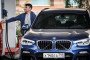 A man fills up his car at a gas station in Moscow on September 8, 2025.