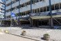 A medical center is located on the grounds of a residential complex damaged in a Russian military operation in the Shevchenkivskyi district of Kyiv, Ukraine, on June 2, 2026. (Source: Getty Images)