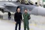 Ukrainian Defense Minister Denys Shmyhal stands beside a Swedish JAS 39 Gripen fighter jet. (Source: Denys Shmyhal )