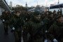 Russian military officers and cadets gather to rehearse for the Red Square Military Parade on April 29, 2026 in Moscow, Russia. Illustrative photo. (Source: Getty Images)