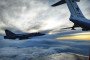 A Russian MiG-31K refuels midair from an Il-78 tanker during a high-altitude flight. (Source: @Osintwarfare / X)