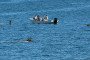 Naval drones seen tested off Sesimbra harbor during Media Day at REPMUS/DYMS25, NATO’s major innovation exercise, showcasing maritime unmanned systems in action, on September 23, 2025 in Setubal, Portugal. (Source: Getty Images)