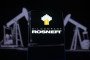 The Rosneft Oil Company logo is displayed on a smartphone screen in this photo illustration. (Source: Getty Images)