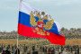 Russian flag waving over an orthodox cemetery. (Source: Getty Images)