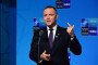 Poland's President Karol Nawrocki speaks during doorstep statements within the annual NATO Summit at Presidential Complex in Ankara, Türkiye on July 8, 2026.(Source: Getty Images)