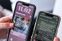 The alert for the nationwide warning day is displayed on the smartphones of tourists from Denmark in Berlin, Germany. (Source: Getty Images)