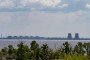 View of Zaporizhzhya Nuclear Power Plant from the right bank of the Dnipro River on May 14, 2023. (Source: Getty Images)