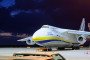 A Ukrainian Antonov An-124 cargo aircraft parked at Leipzig/Halle Airport after German authorities defused an explosive-equipped drone found near the plane, August 5, 2026. (Source: Getty Images)