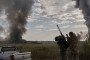 Members of a Ukrainian Mobile Fire Group operate their weapons to intercept incoming jet-powered Iranian-designed Shahed-type drones during a Russian aerial attack on August 27, 2026 in Boryspil, Kyiv region, Ukraine. (Source: Getty Images)