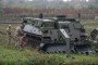 Ukrainian soldiers stand near armoured recovery vehicle Wisent 1 during training of engineer troops on October 6, 2025 in Ukraine. (Source: Getty Images)